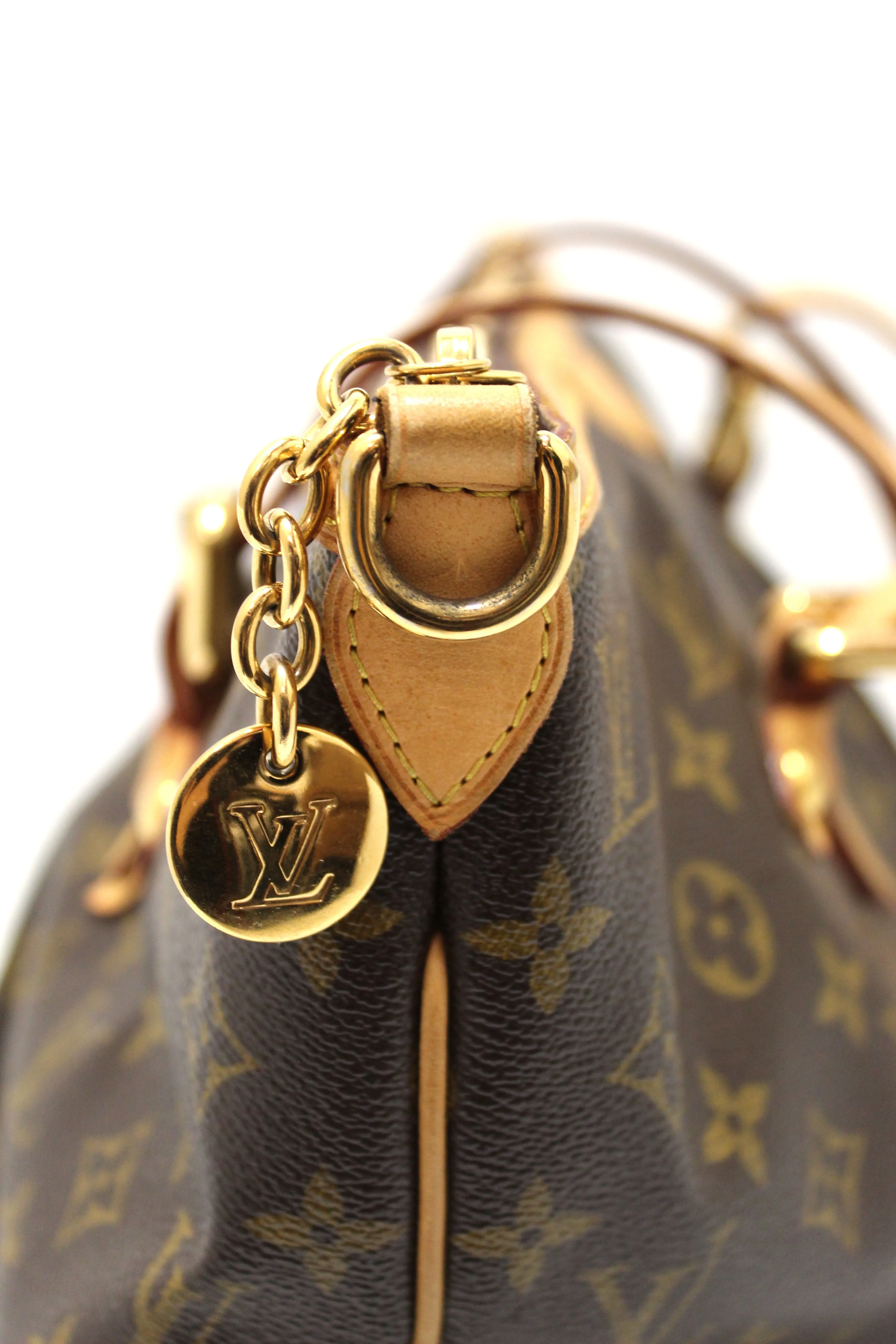 Authentic Louis Vuitton Monogram Canvas Palermo GM Shoulder Handbag
