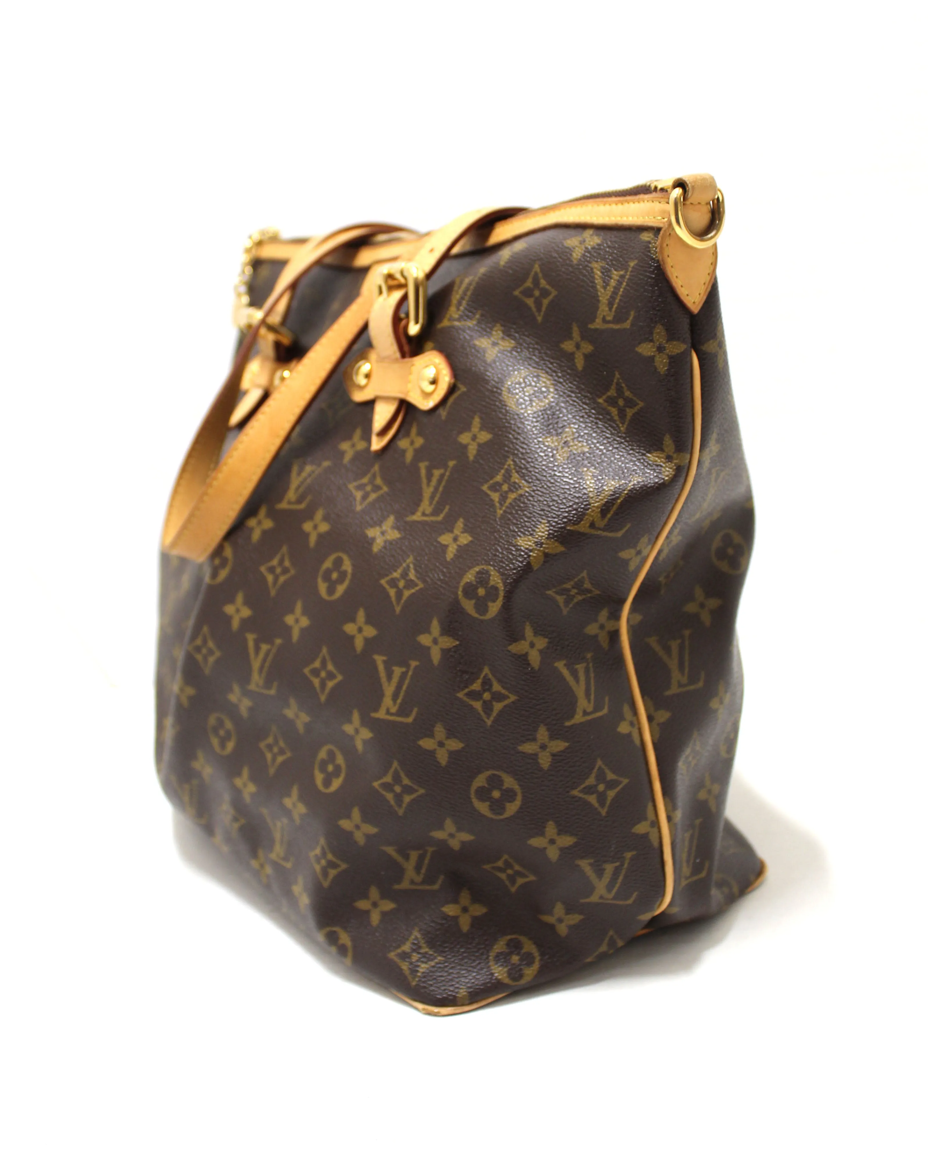 Authentic Louis Vuitton Monogram Canvas Palermo GM Shoulder Handbag