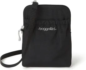 Baggallini Bryant Pouch Small Crossbody Bag for Women - Phone Purse with Crossbody Strap - Lightweight Crossbody Pouch