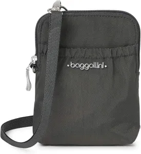 Baggallini Bryant Pouch Small Crossbody Bag for Women - Phone Purse with Crossbody Strap - Lightweight Crossbody Pouch