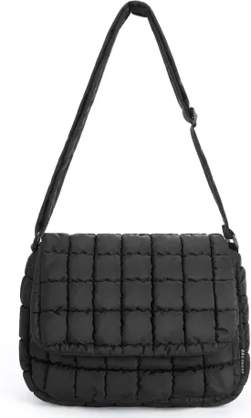 BAGSMART Lightweight Crossbody Bags for Women, Quilted Puffer Cross body Purse with Adjustable Strap