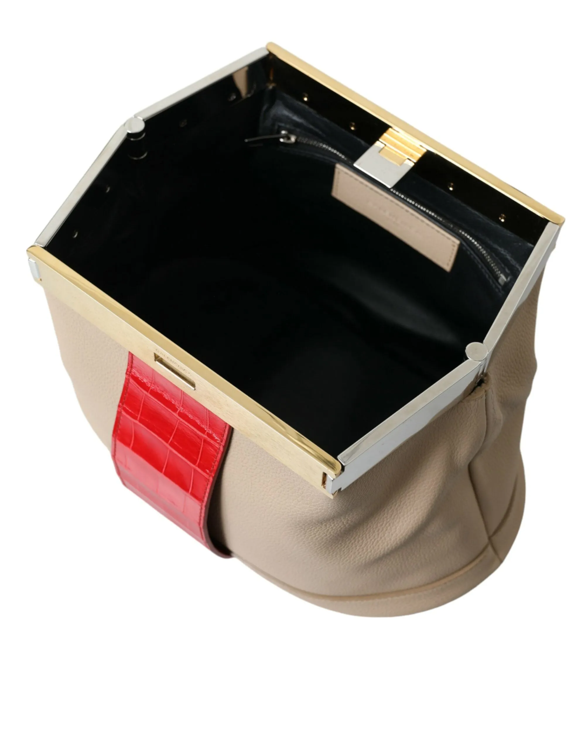 Balenciaga Two Tone Exotic Leather Women's Clutch