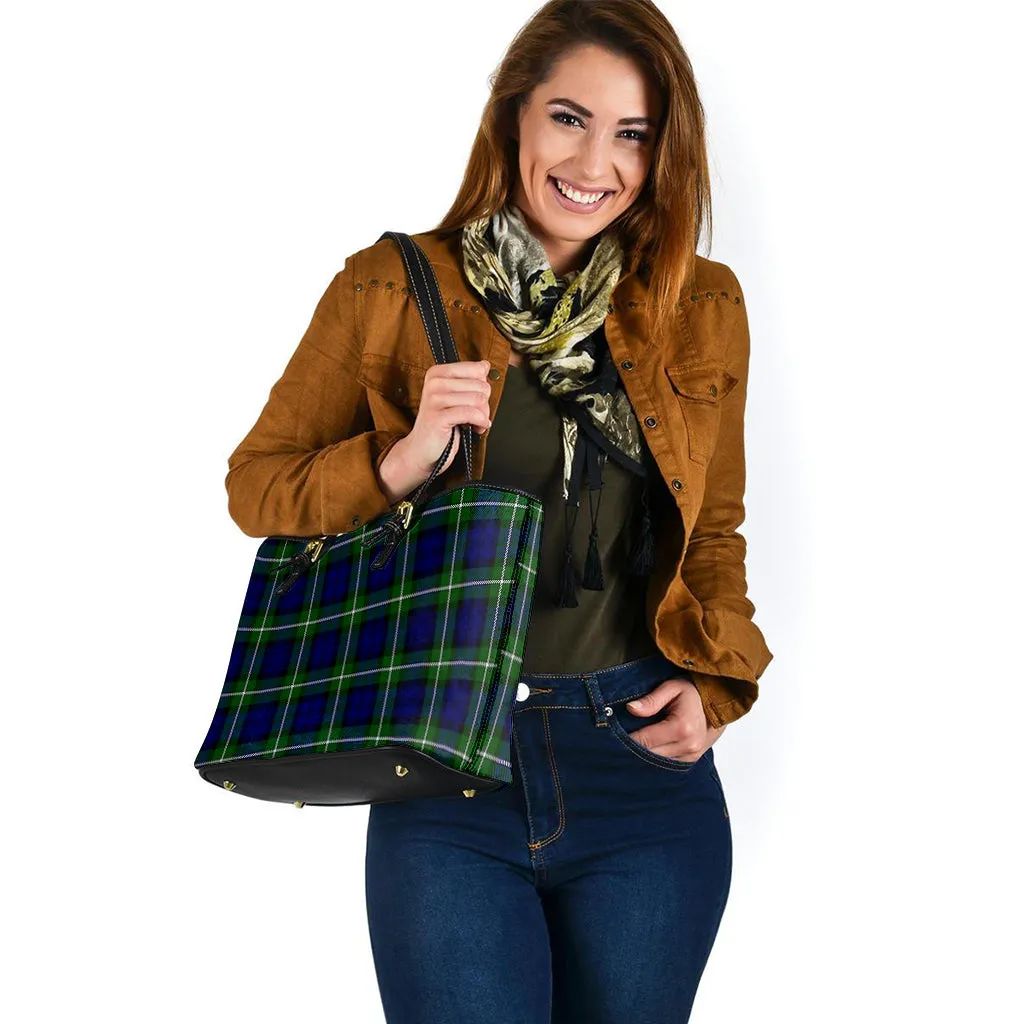 Bannerman Tartan Leather Tote Bag