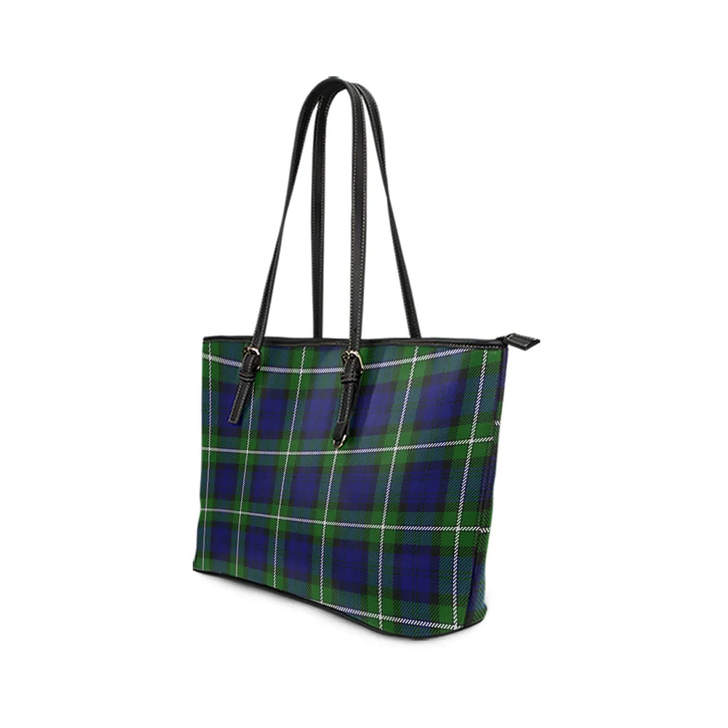 Bannerman Tartan Leather Tote Bag