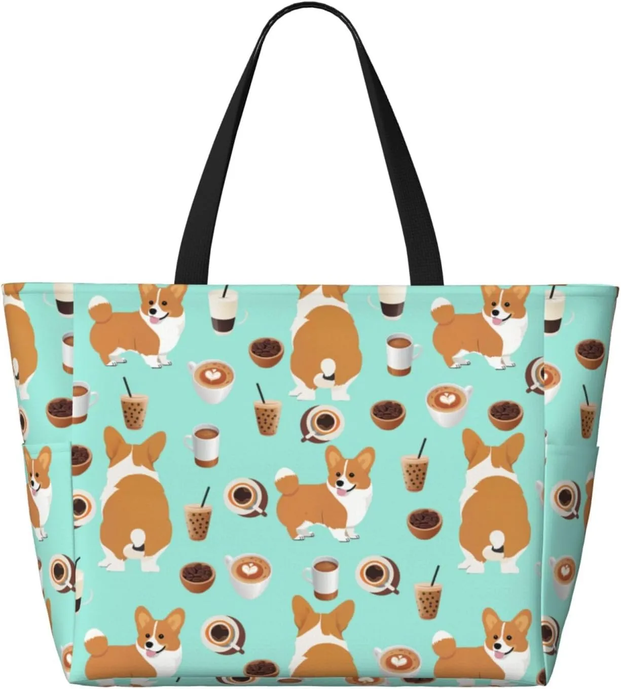 Beach Bag, Extra Large Waterproof Sandproof Tote with Multi Pockets, Lightweight for Travel, Pool, Outdoor