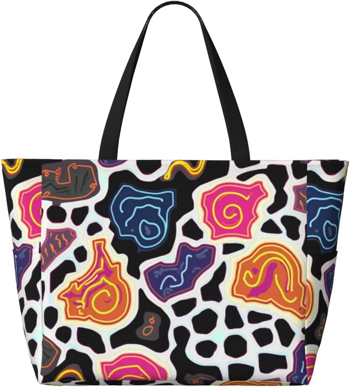 Beach Bag, Waterproof Sandproof Beach Tote Bag, Large Capacity Foldable for Women