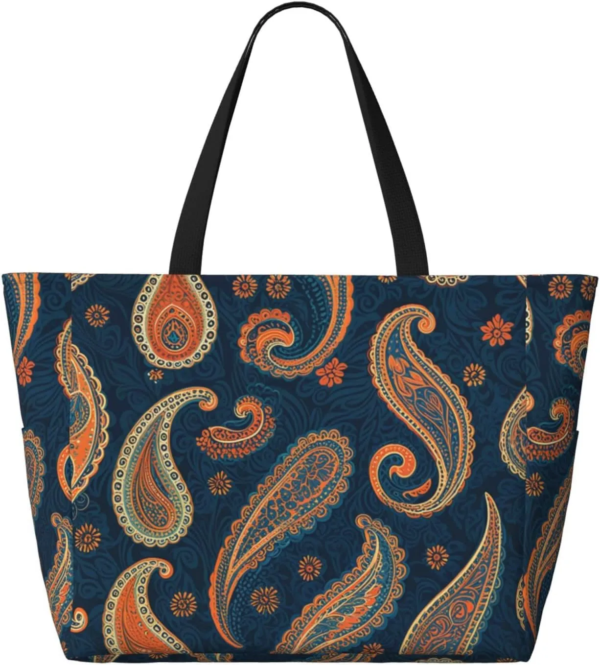 Beach Bag, Waterproof Sandproof Beach Tote Bag, Large Capacity Foldable for Women