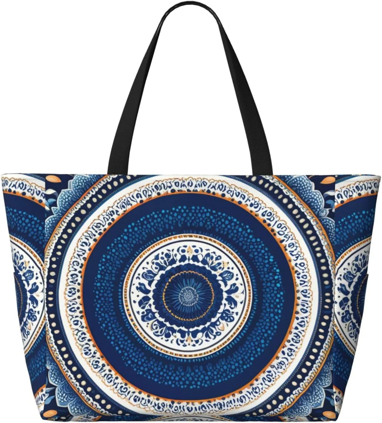 Beach Bag, Waterproof Sandproof Beach Tote Bag, Large Capacity Foldable for Women