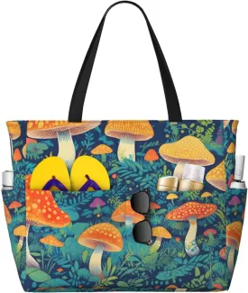 Beach Bag, Waterproof Sandproof Beach Tote Bag, Large Capacity Foldable for Women