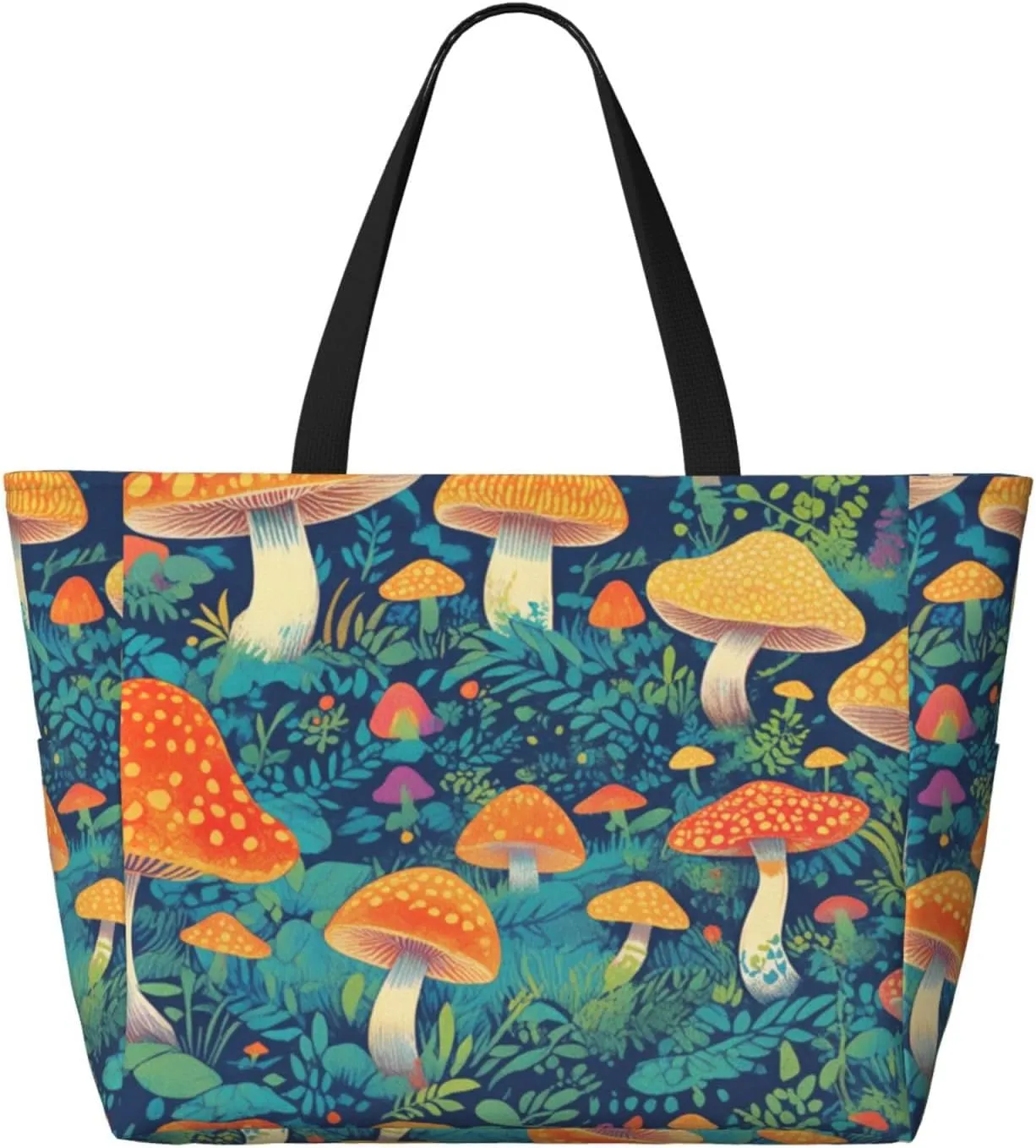 Beach Bag, Waterproof Sandproof Beach Tote Bag, Large Capacity Foldable for Women