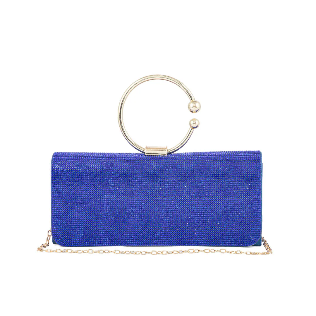 Blue Fancy Shoulder Bag P24329