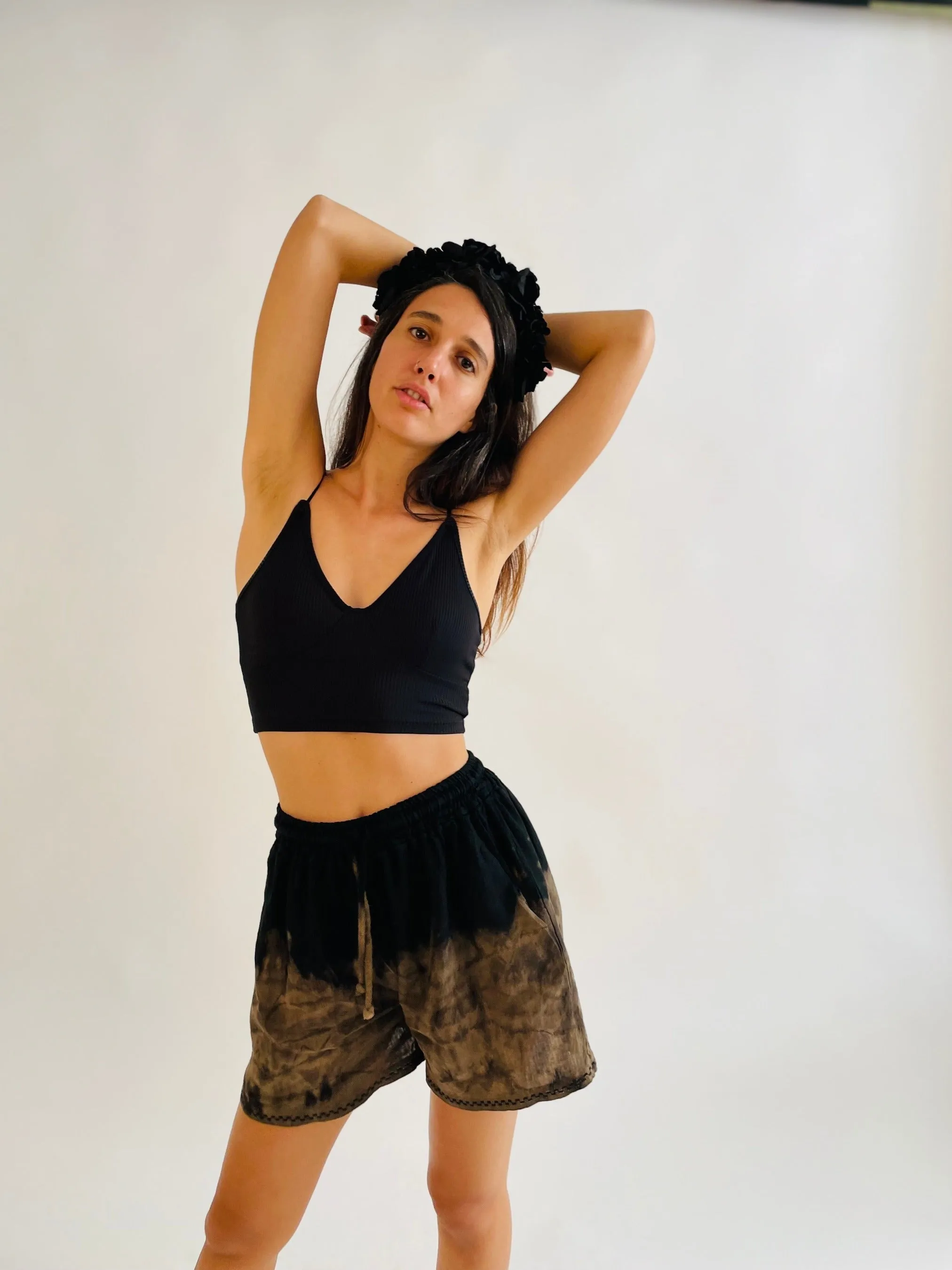 Breezy Summer Shorts -Black