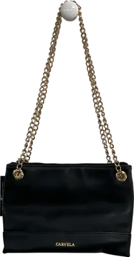 Carvela Black Chain Strap Cross Body Bag