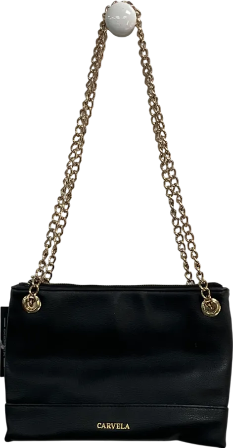Carvela Black Chain Strap Cross Body Bag