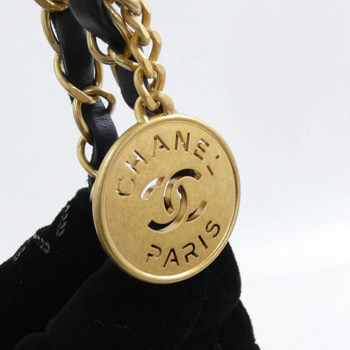 Chanel 22 Velvet Black Bag