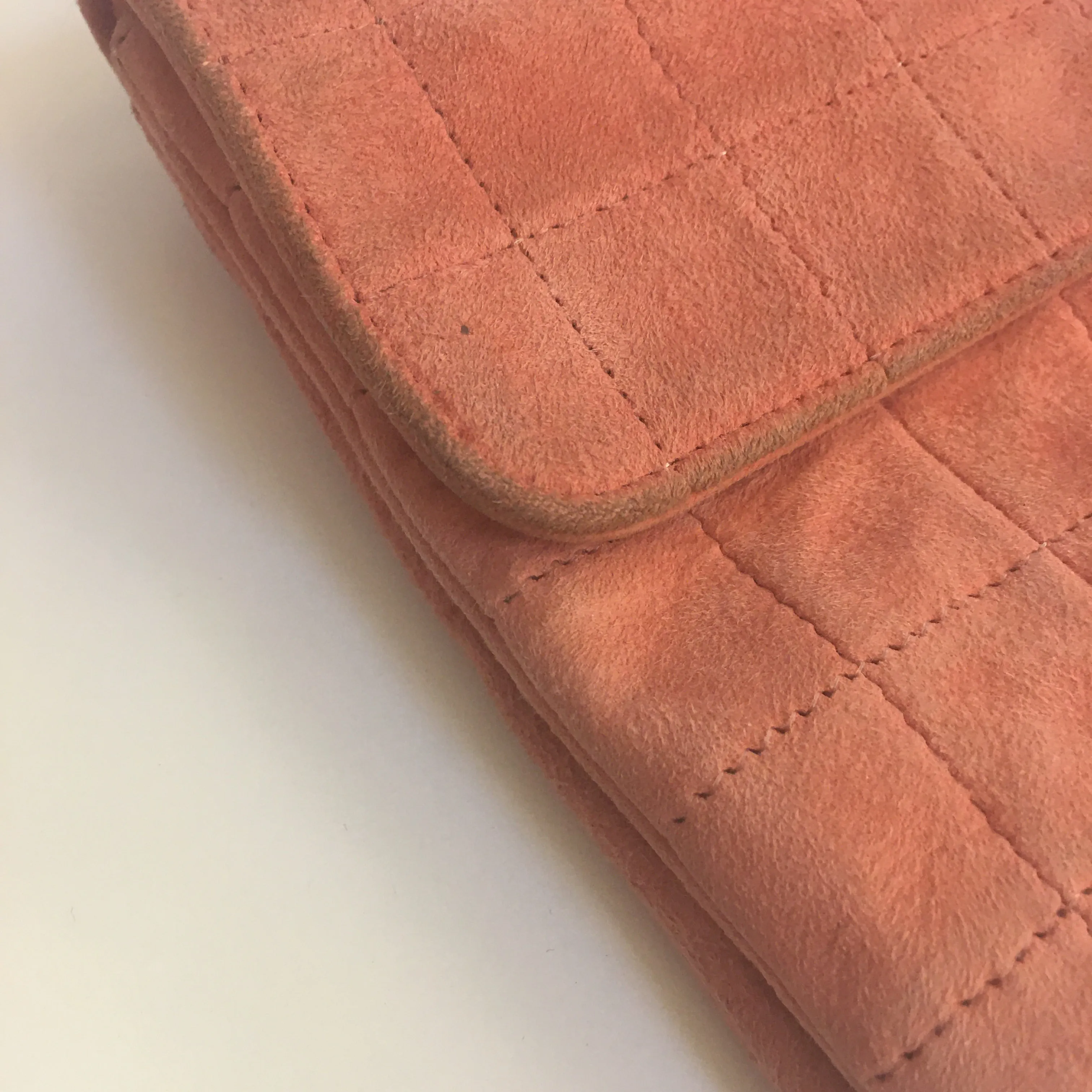 CHANEL 2.55 Shoulder Bag in Pink Suede