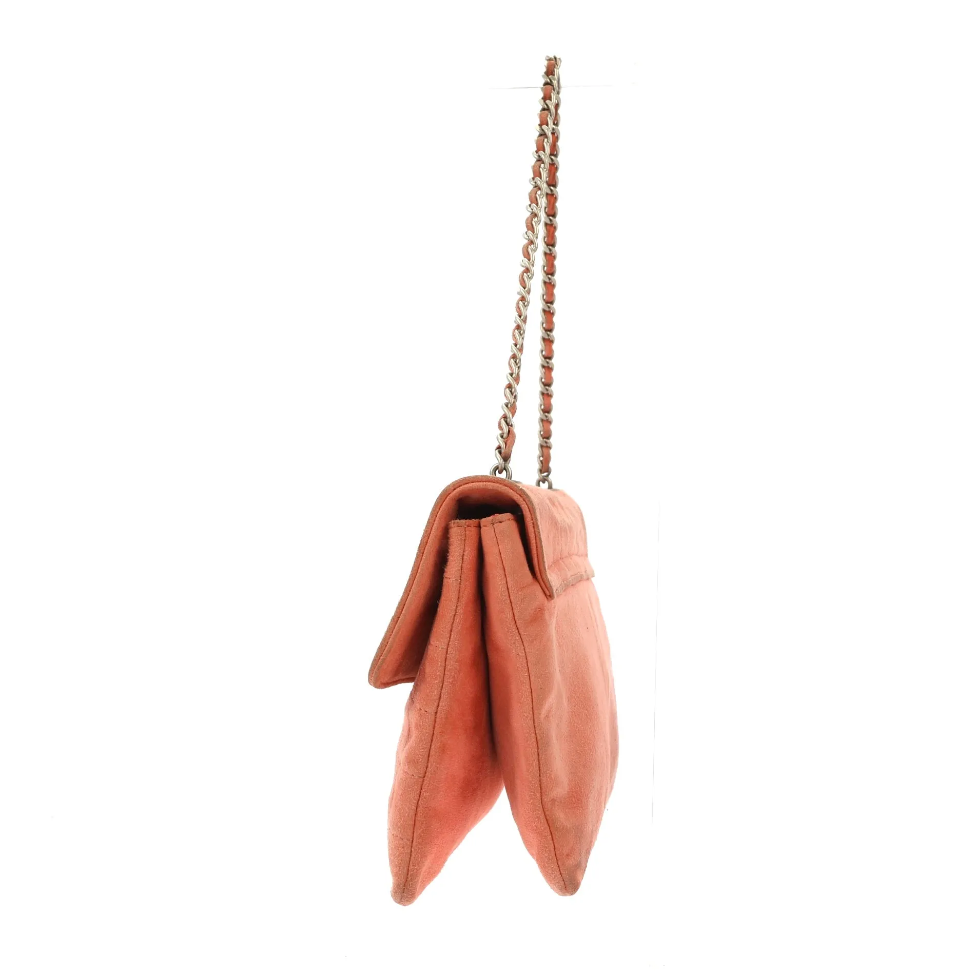 CHANEL 2.55 Shoulder Bag in Pink Suede
