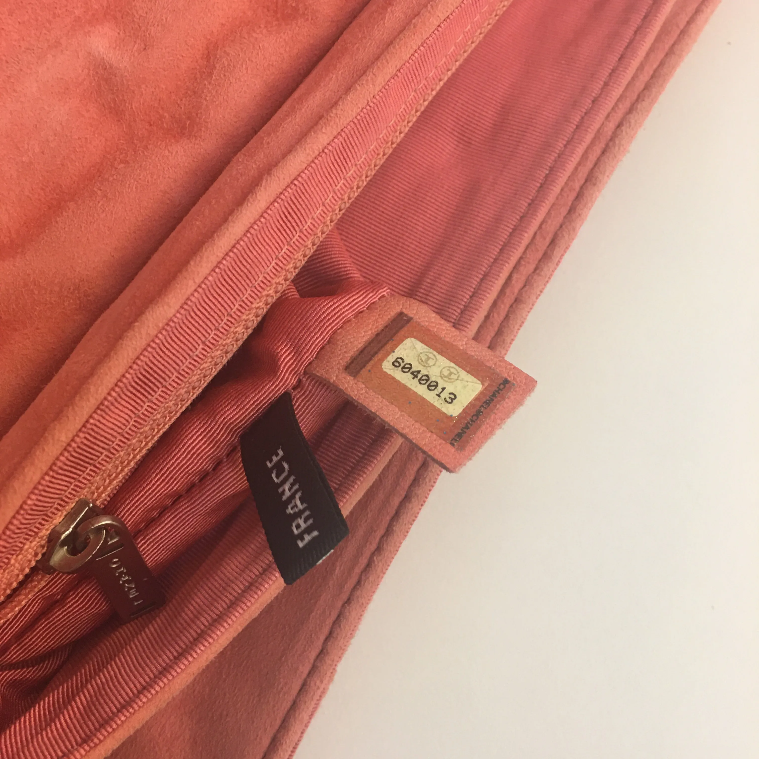 CHANEL 2.55 Shoulder Bag in Pink Suede