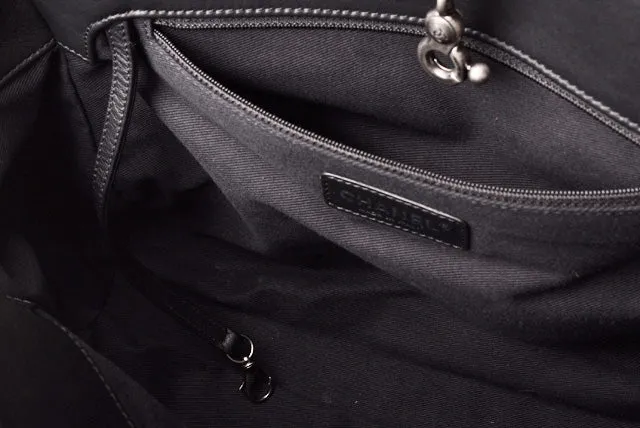 Chanel Leather 2way Shoulder/Chain Tote Bag