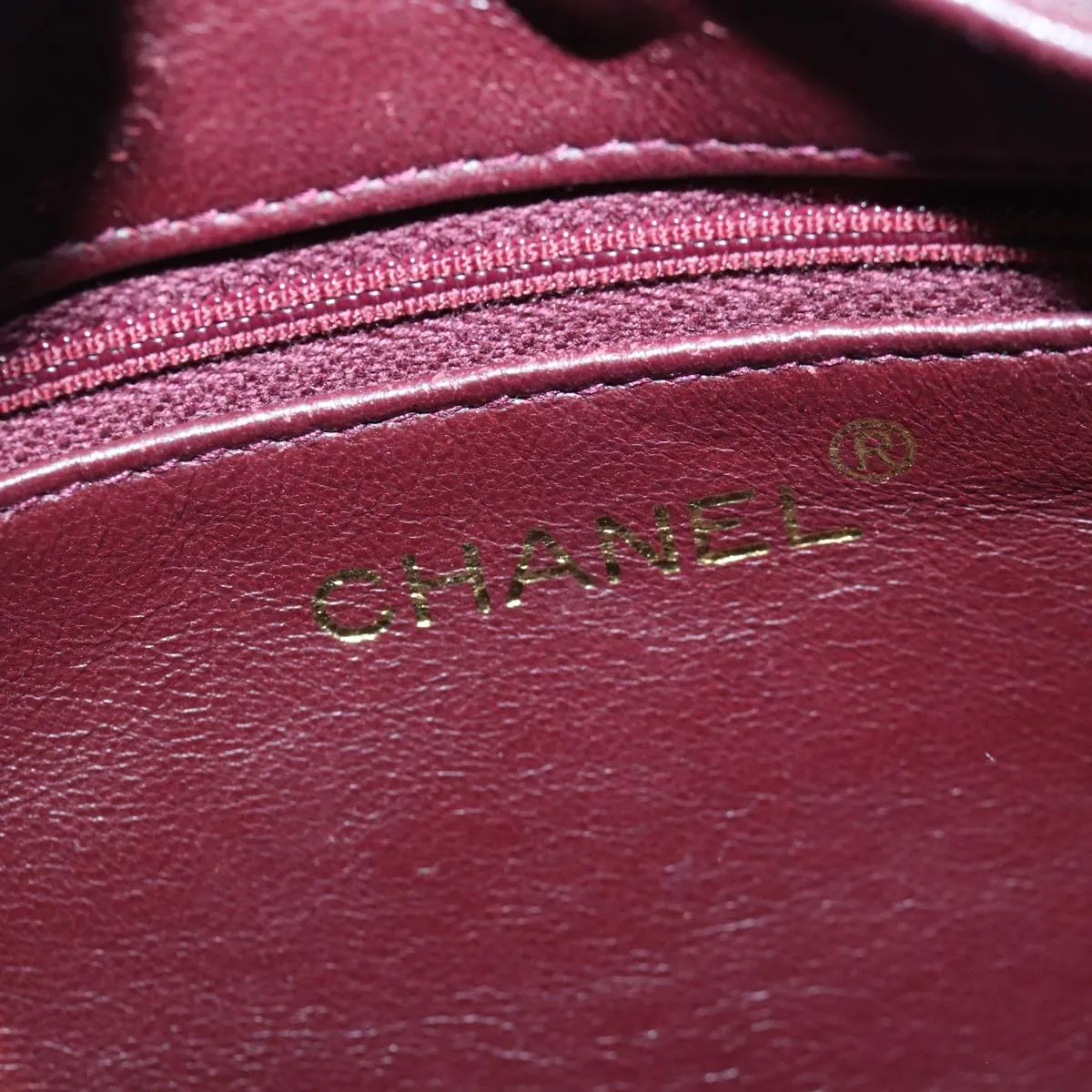 CHANEL Matelasse COCO Mark Chain Fringe Shoulder Bag Suede Red CC Auth yk14444A