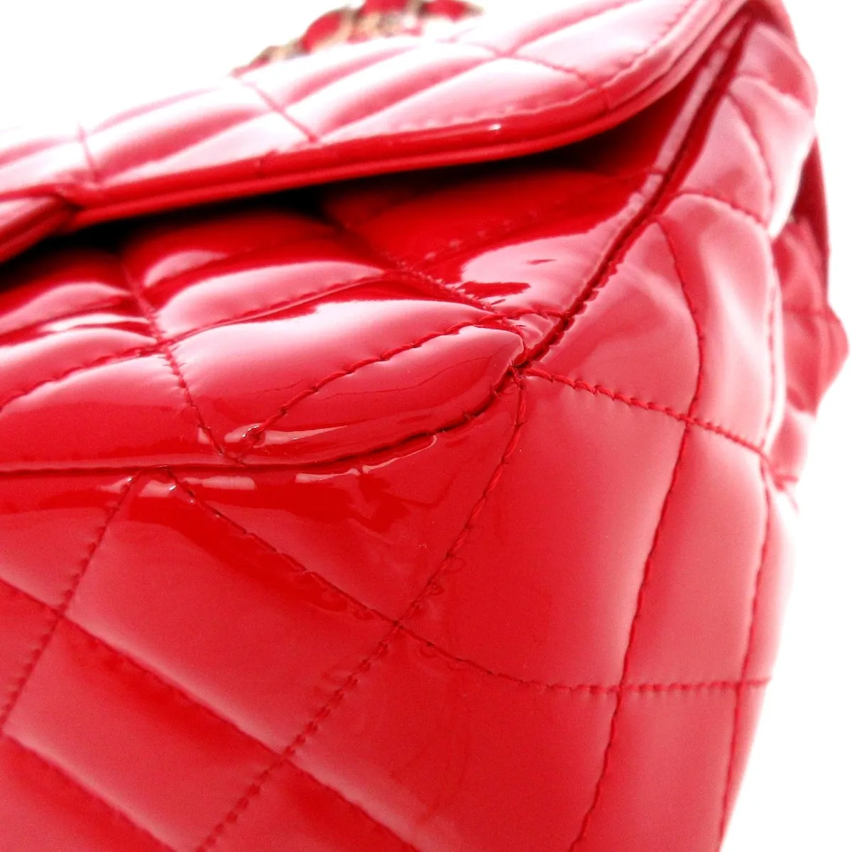 Chanel Mini Patent Red bag