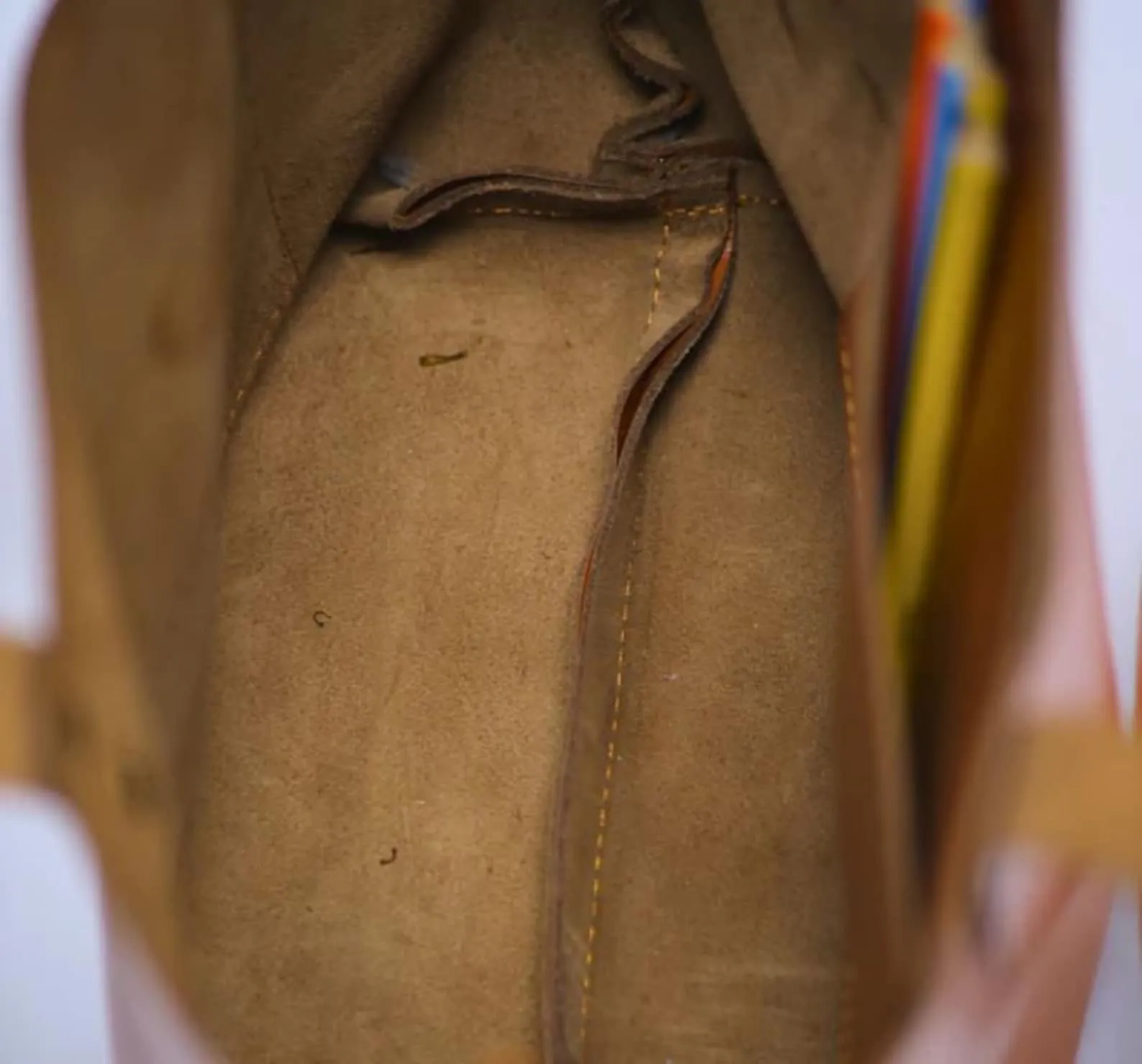 Chocolate Leather Tote Bag Women