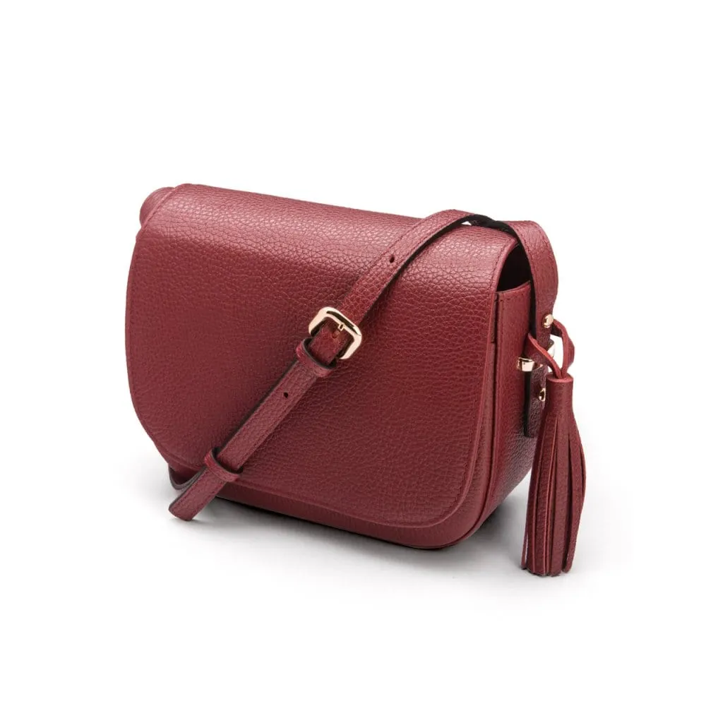 Clarice Tassel Bag - Burgundy