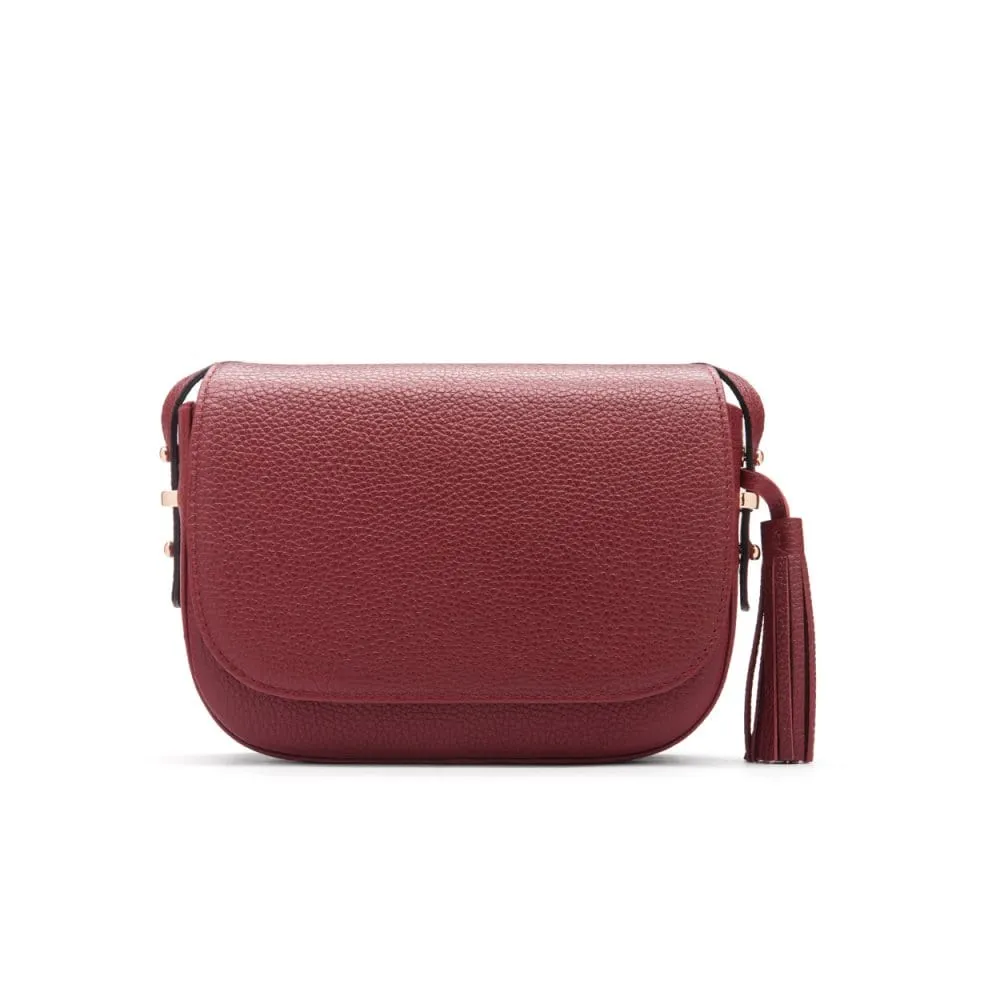 Clarice Tassel Bag - Burgundy