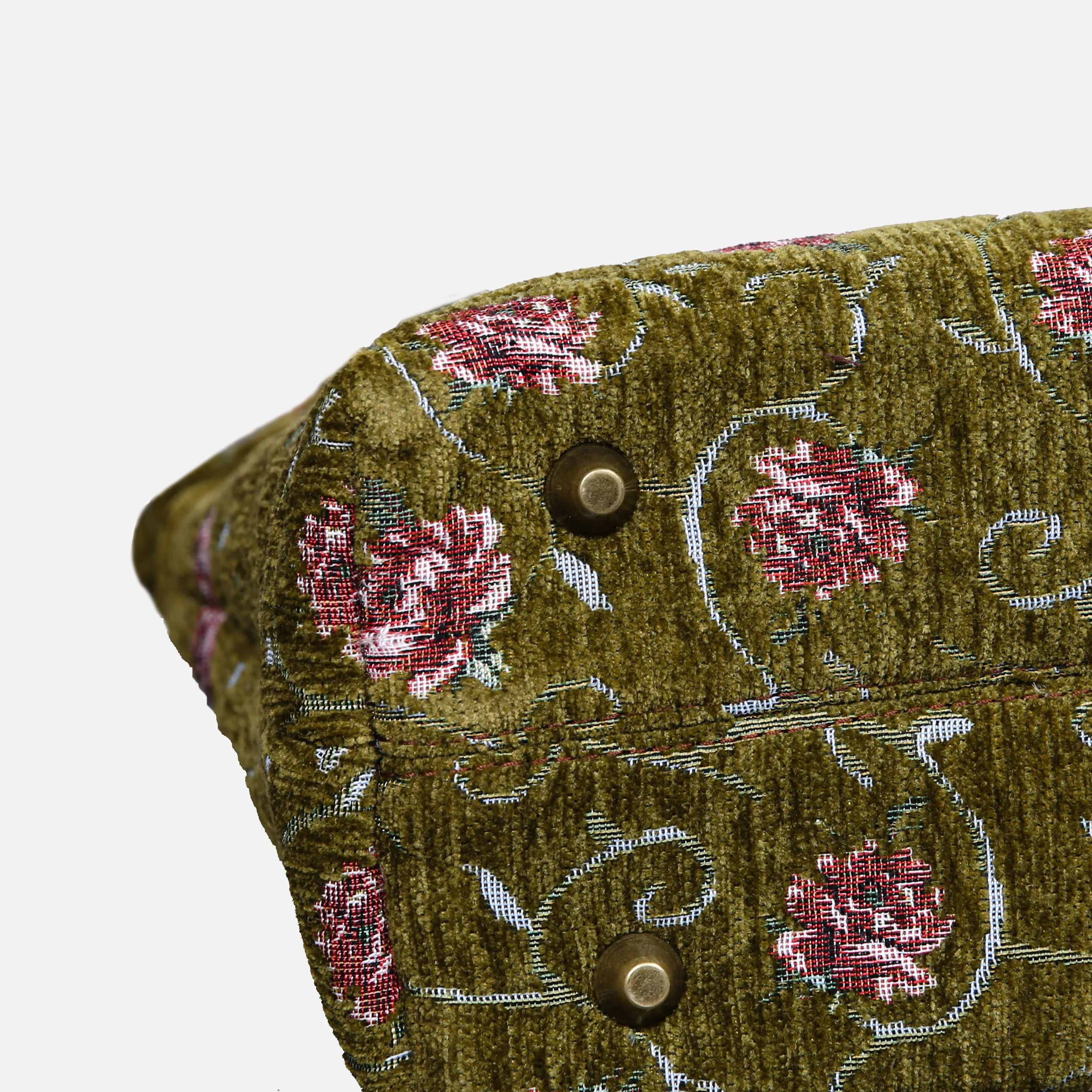 Climbing Rose Tuck Lock Carpet Satchel