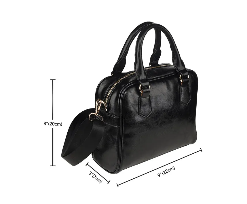 Custom Shoulder Bag - Vintage Look Handbag | Custom Bag, Vegan Leather Shoulder Bag, Shoulder Bags for Women, Over the Shoulder Bag