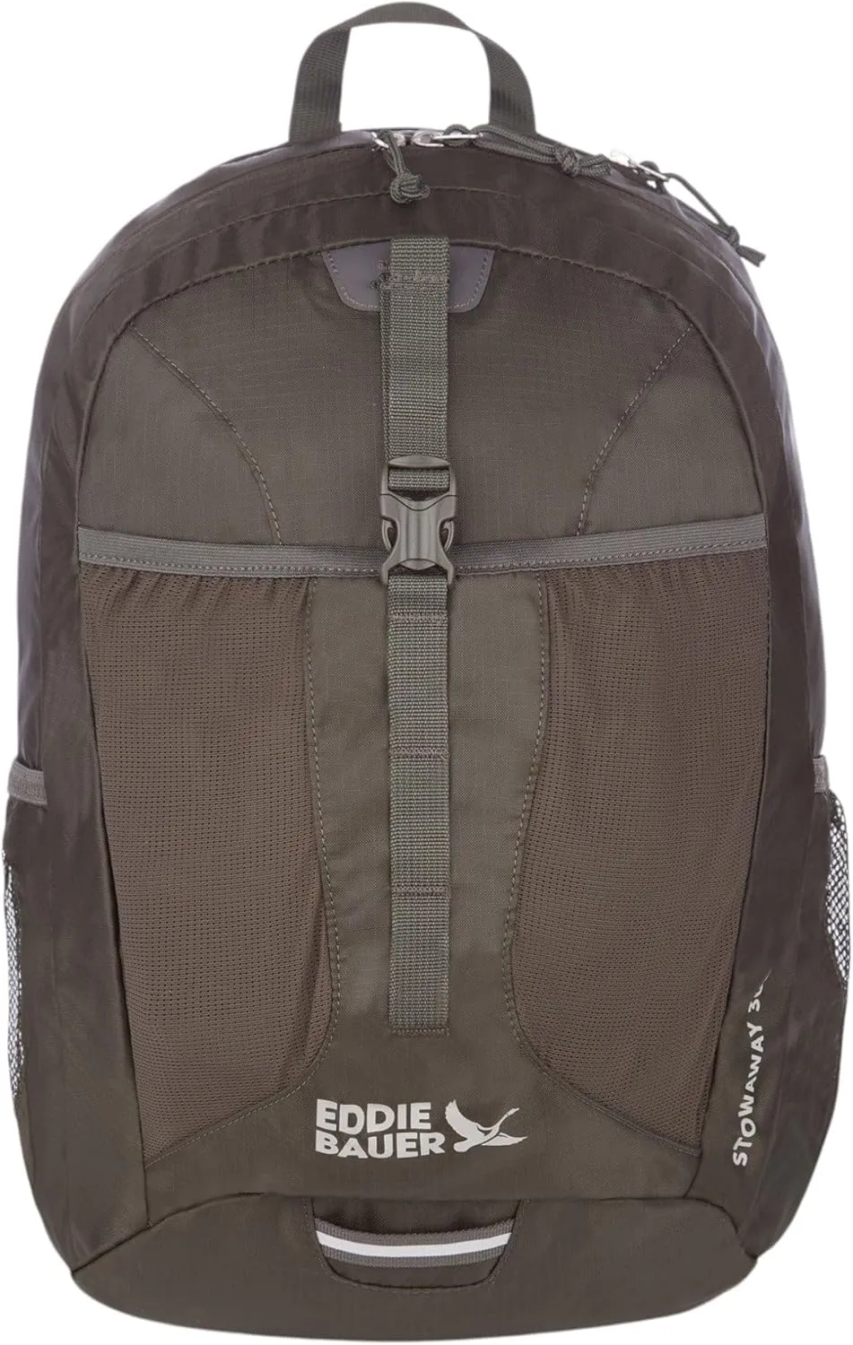 Eddie Bauer Stowaway Packable Backpack-Made from Ripstop Polyester, Dark Forest, 30L
