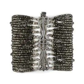 Edgy Unique Black Spinel Bracelet