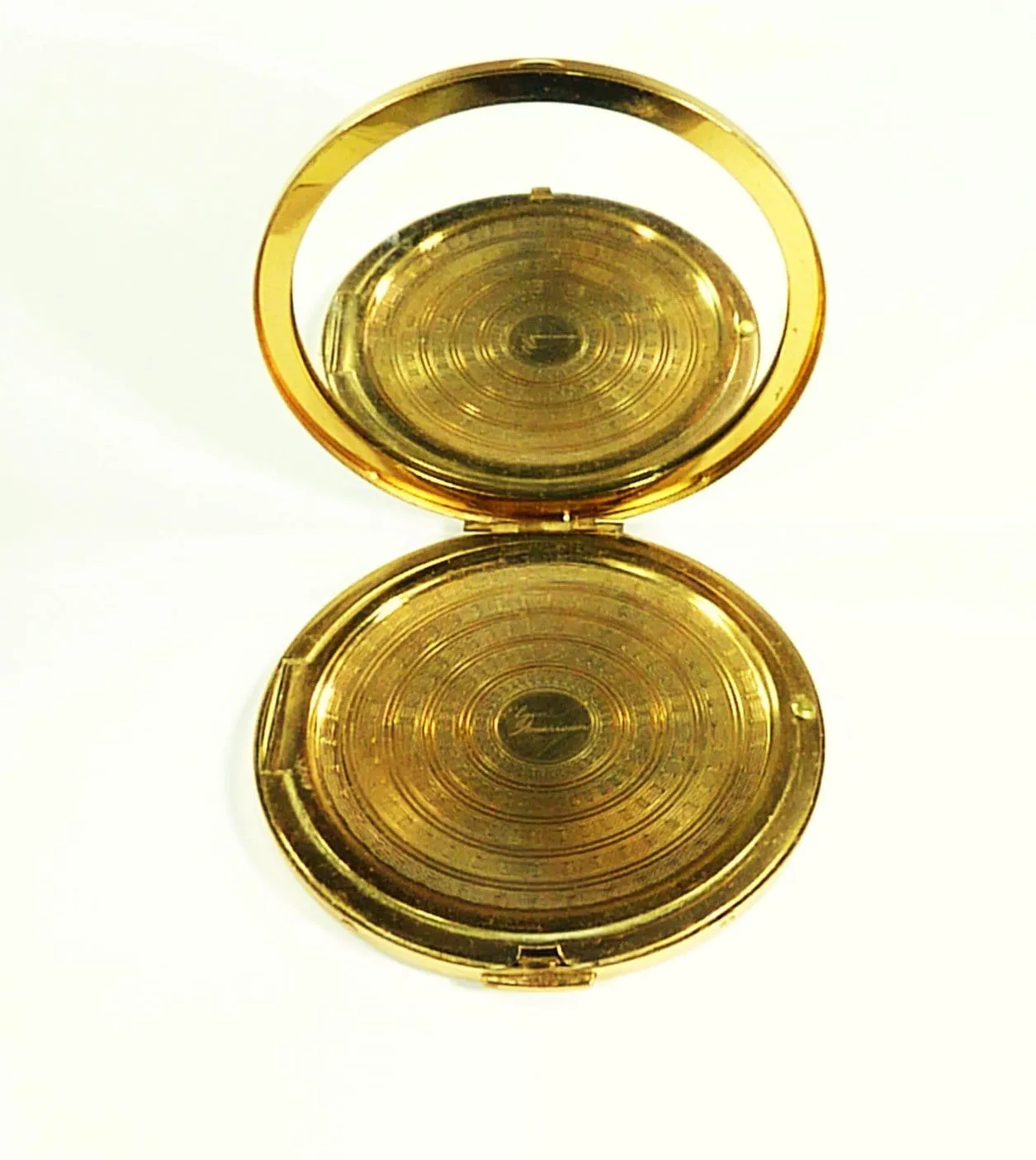 Elgin American Loose Powder Compact Vintage Pocket Mirror 1940s