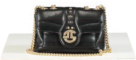 Gaelle Paris Black Cross Body Chain Strap Mini Bag