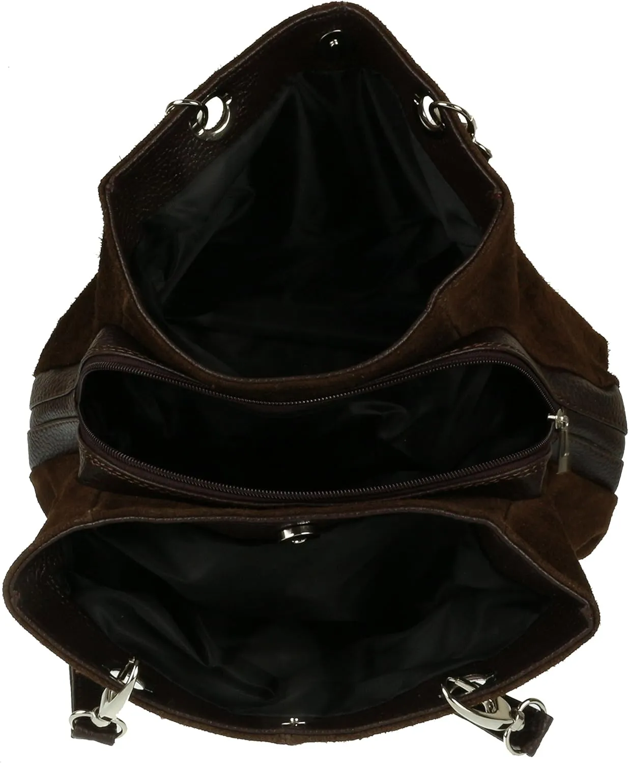 Girly HandBags Womens Italian Suede Leather Shoulder Bag