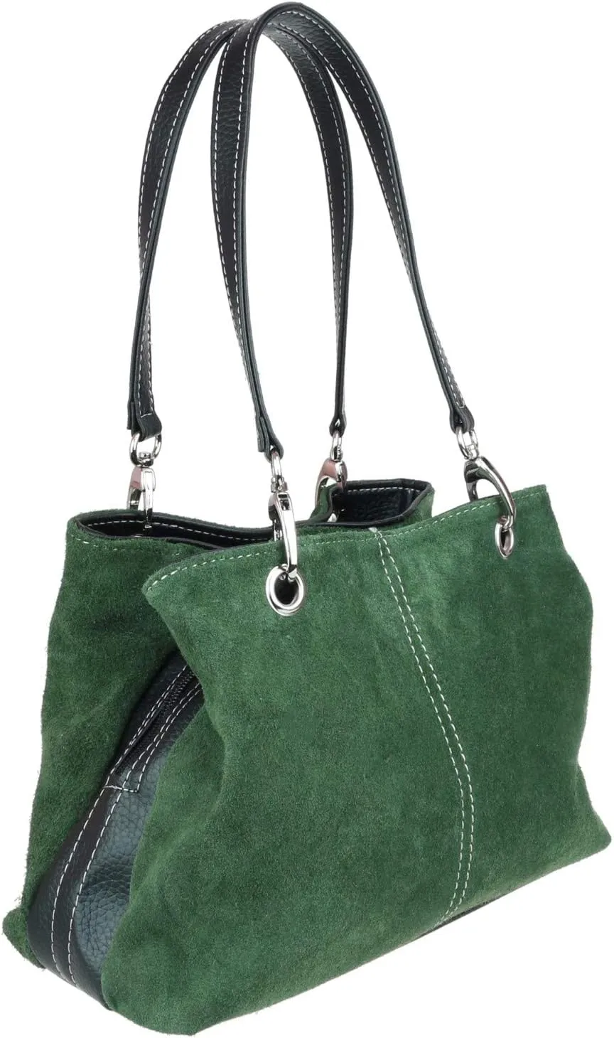 Girly HandBags Womens Italian Suede Leather Shoulder Bag