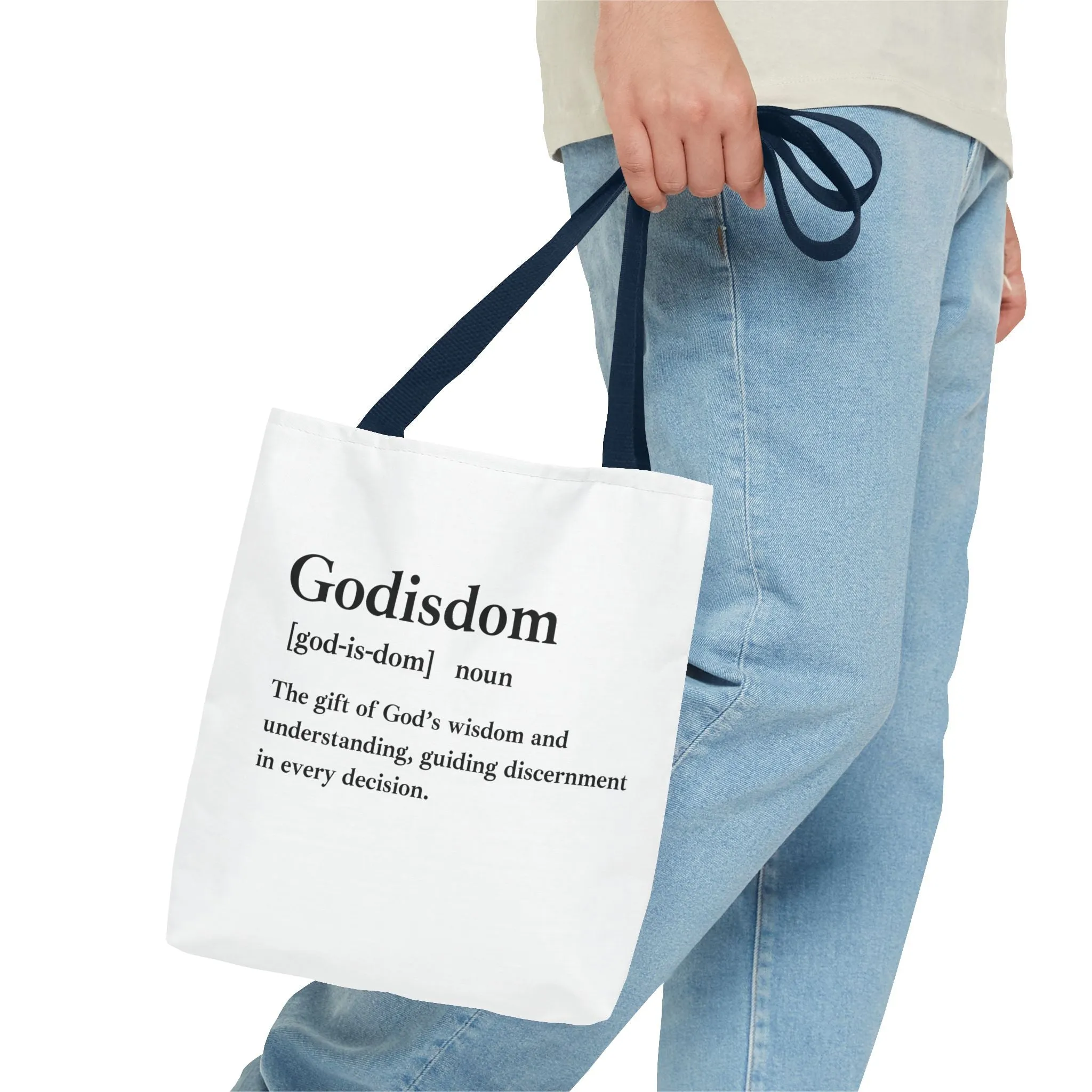Godisdom Tote Bag - Custom Printed Stylish and Functional Tote