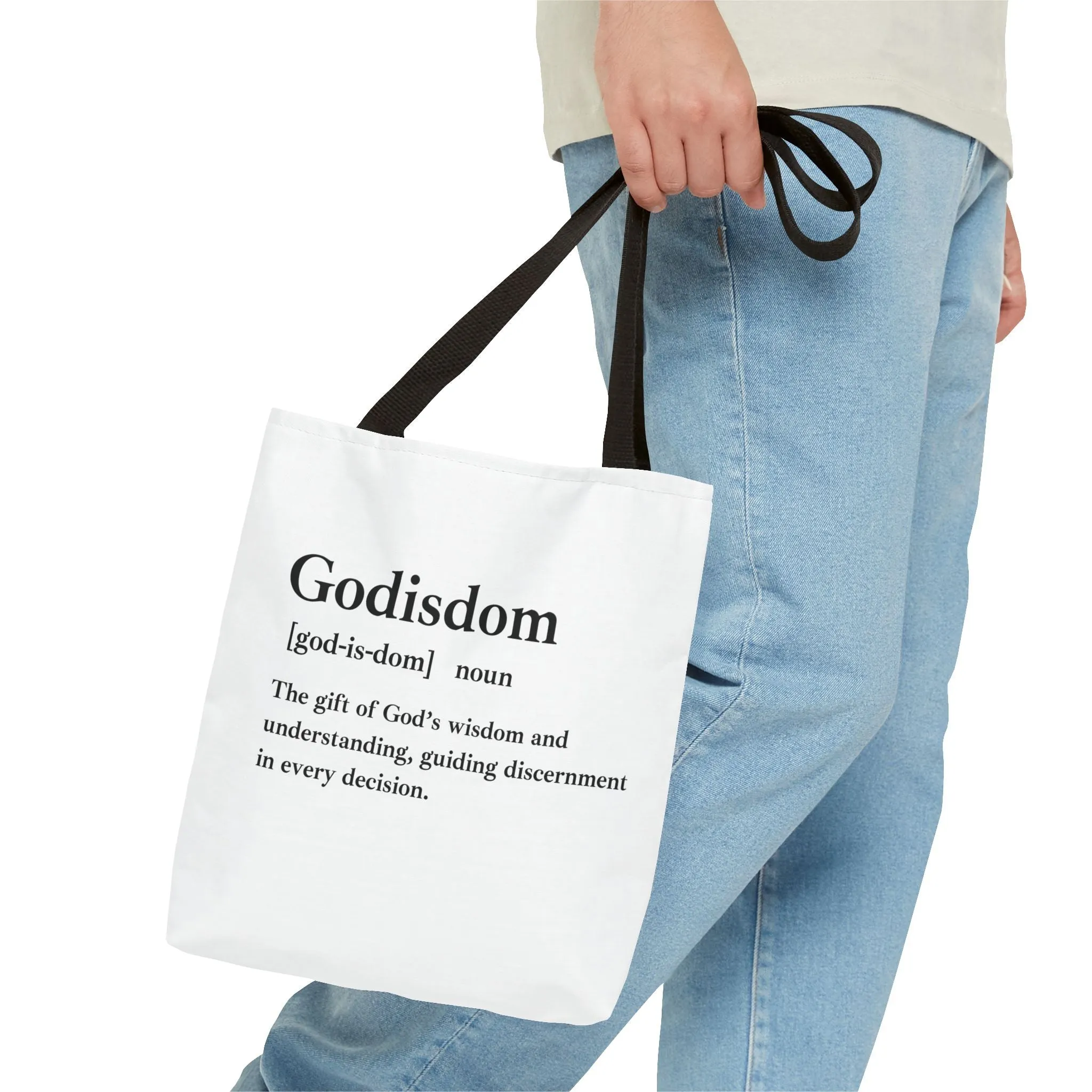 Godisdom Tote Bag - Custom Printed Stylish and Functional Tote