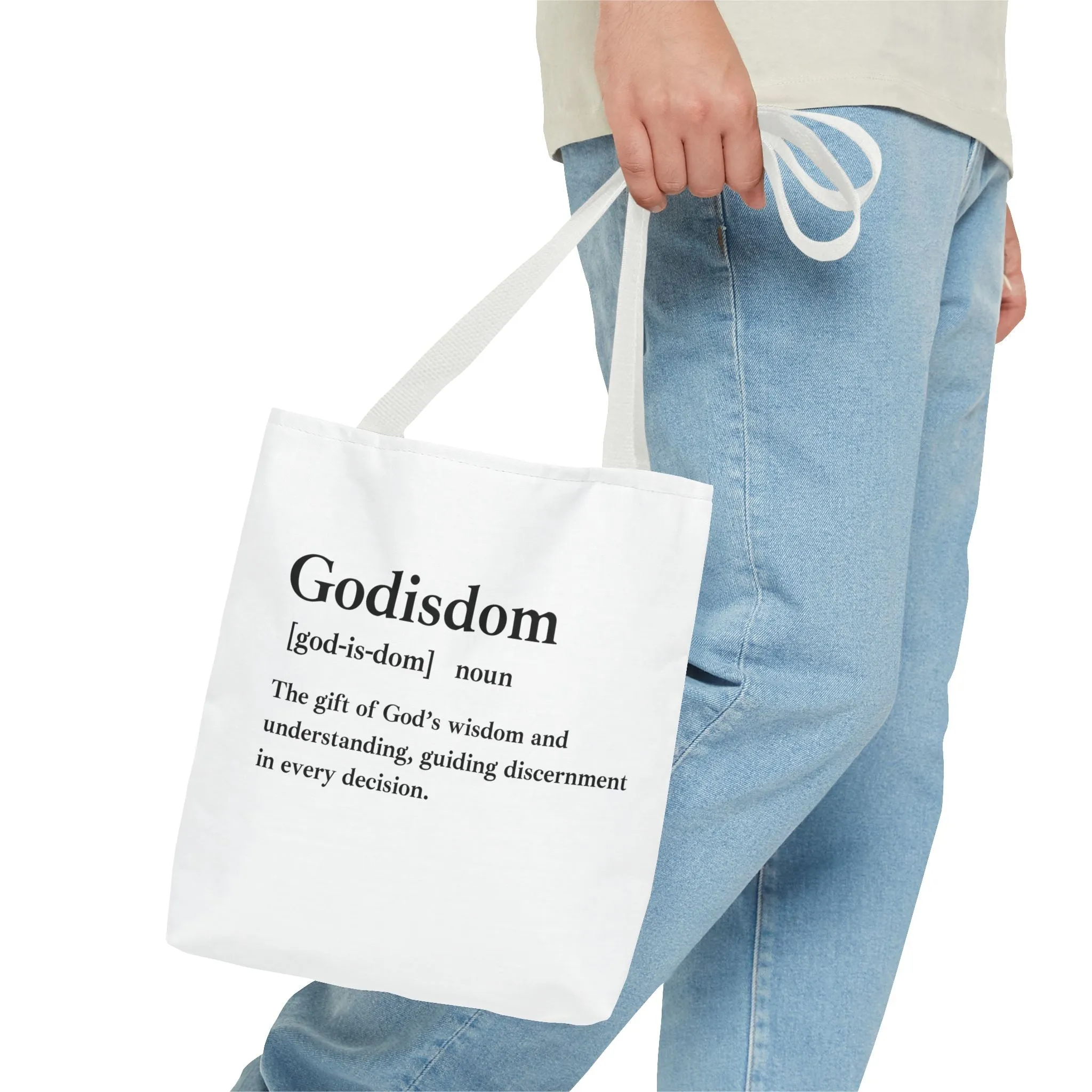 Godisdom Tote Bag - Custom Printed Stylish and Functional Tote