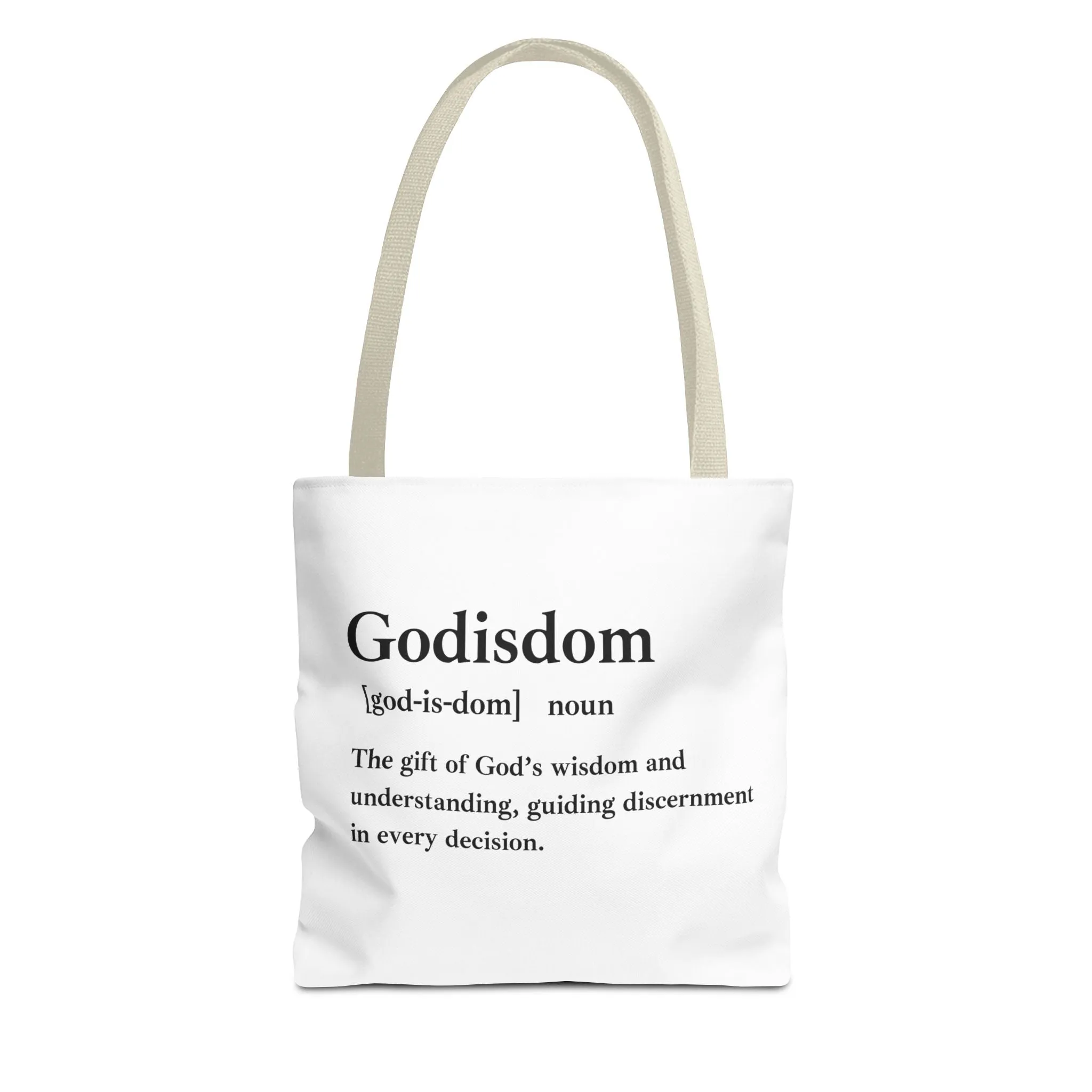 Godisdom Tote Bag - Custom Printed Stylish and Functional Tote