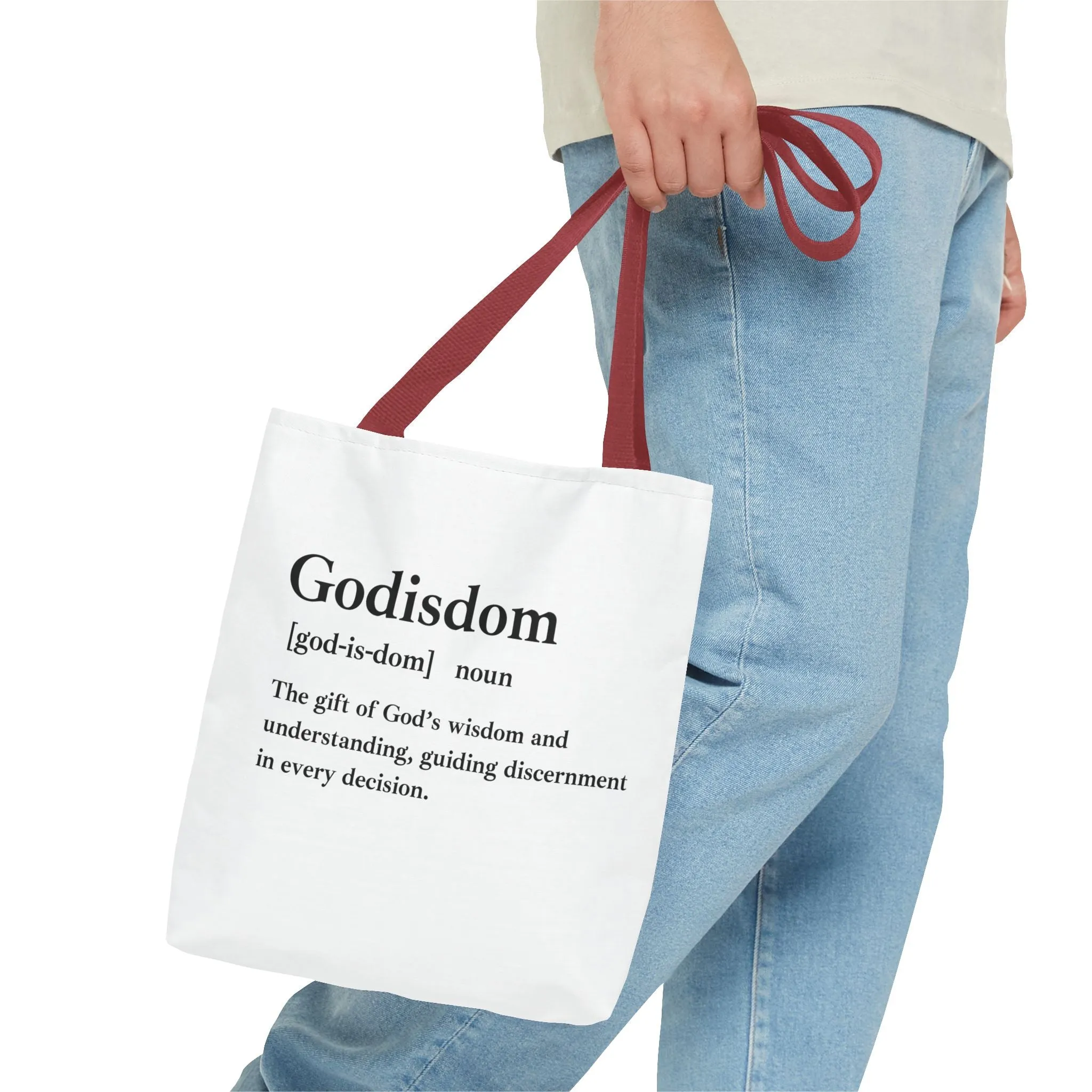 Godisdom Tote Bag - Custom Printed Stylish and Functional Tote