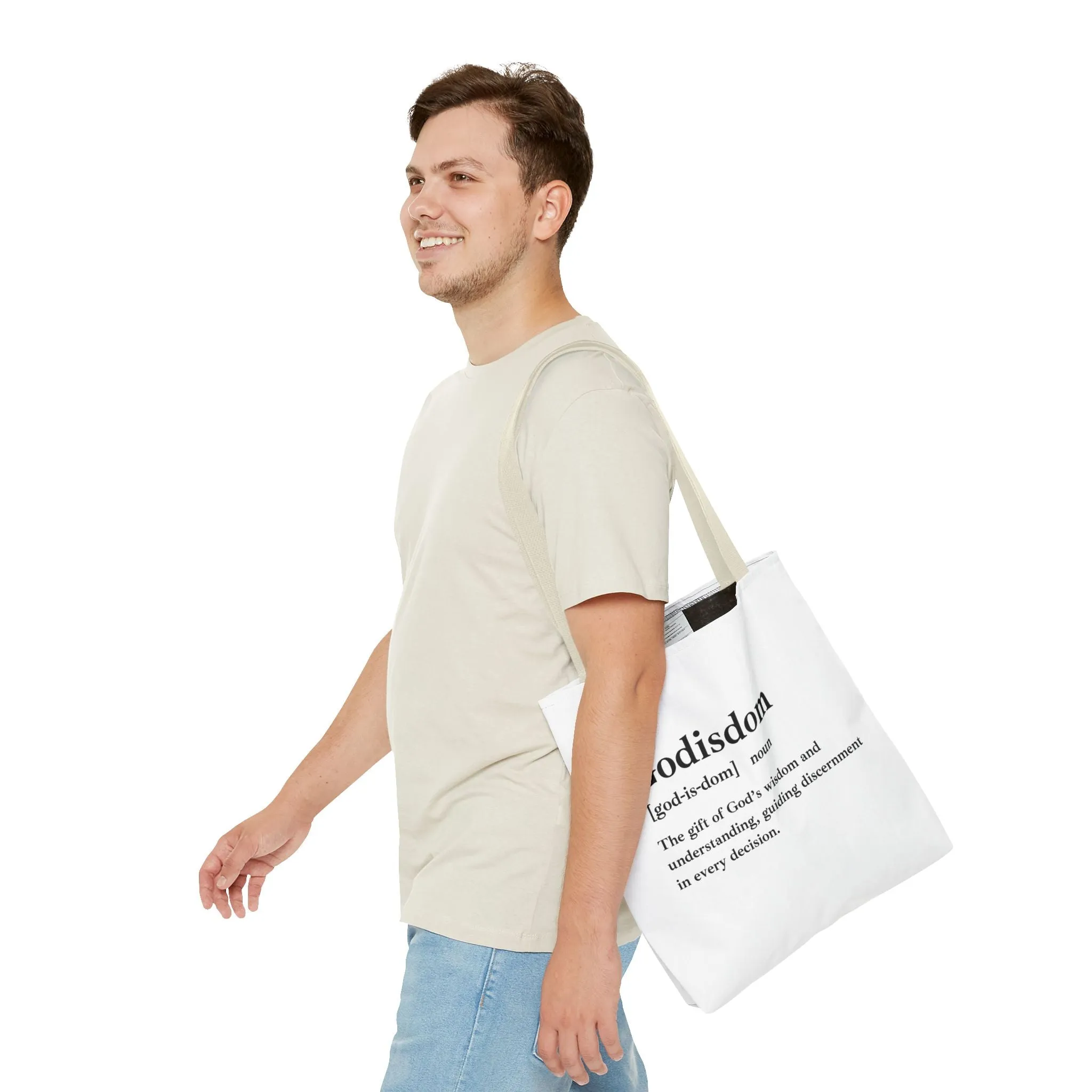 Godisdom Tote Bag - Custom Printed Stylish and Functional Tote