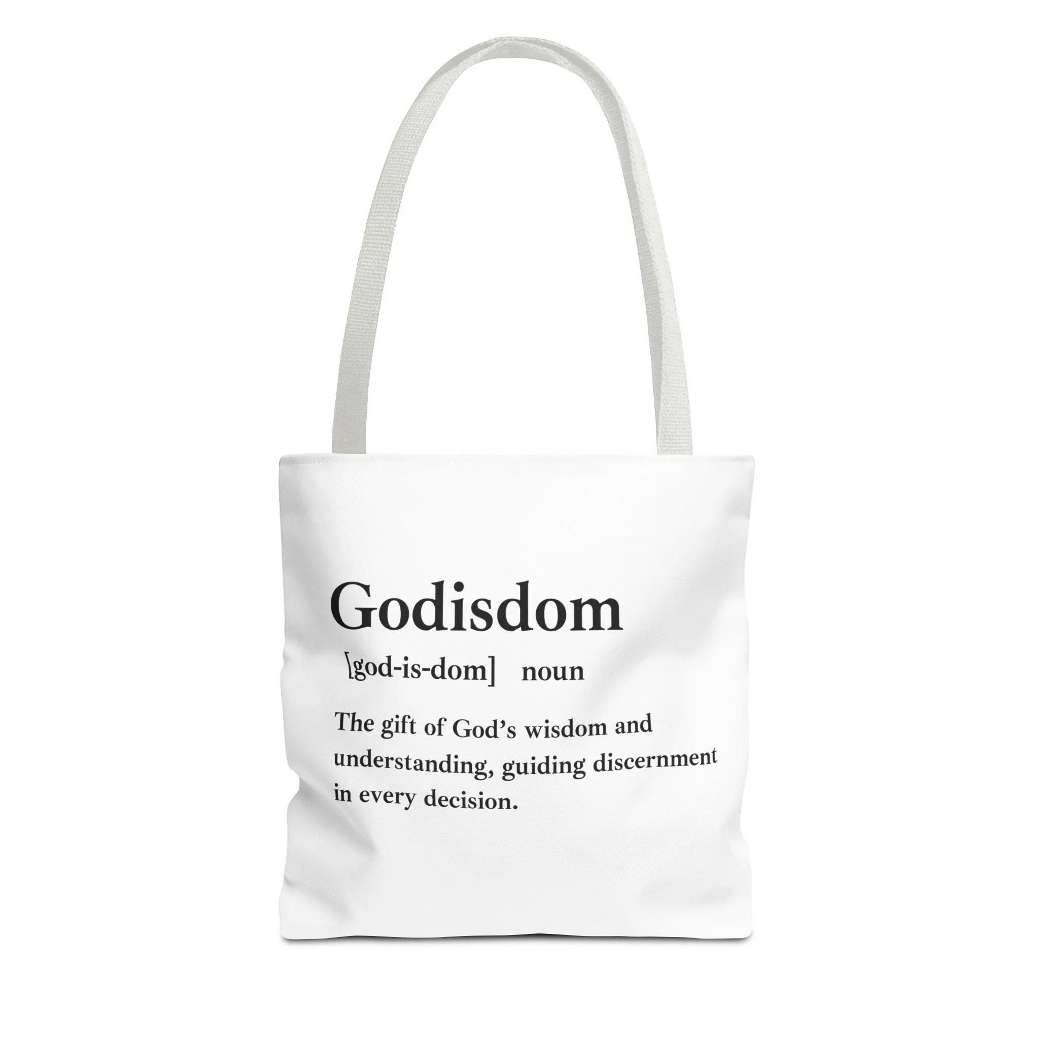 Godisdom Tote Bag - Custom Printed Stylish and Functional Tote