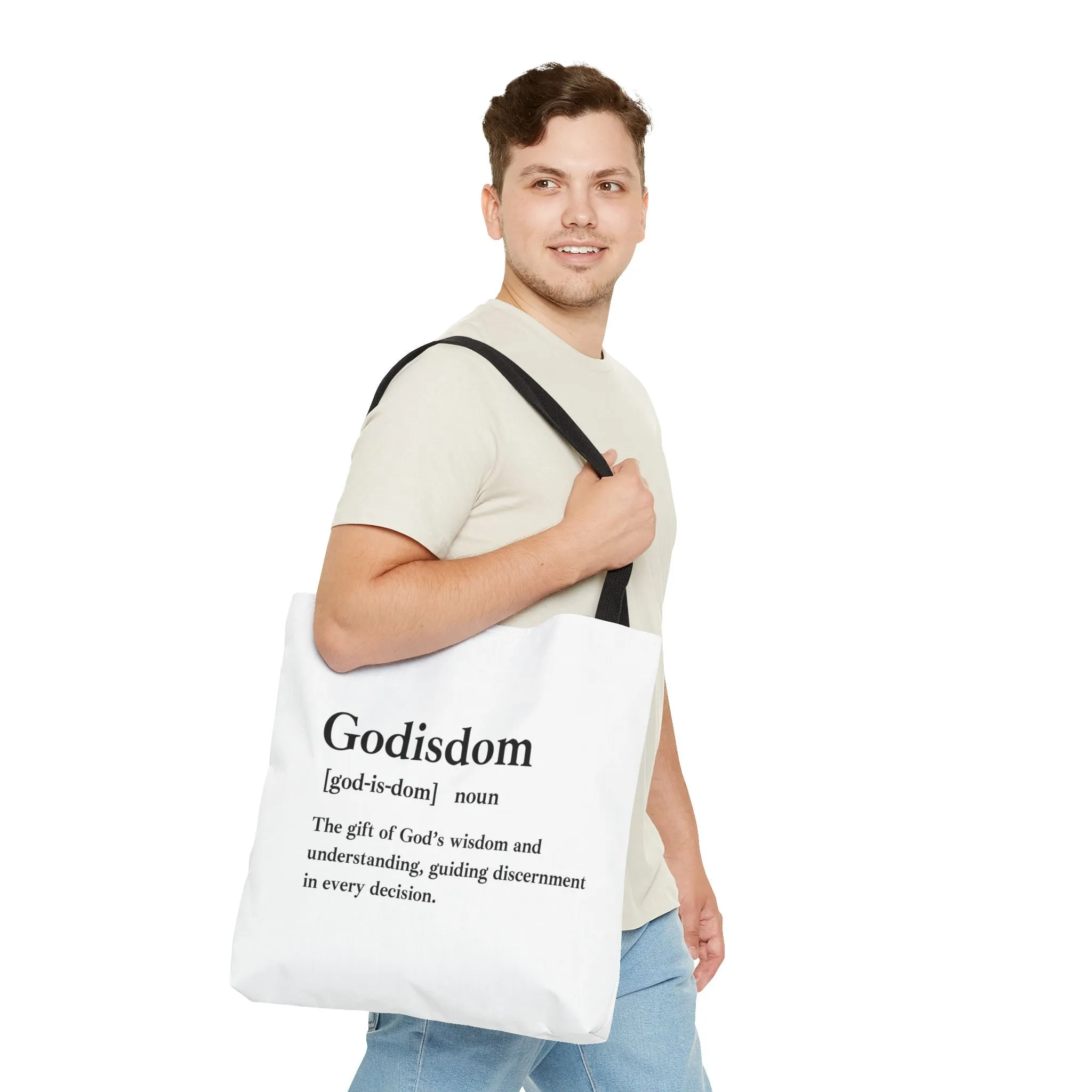Godisdom Tote Bag - Custom Printed Stylish and Functional Tote