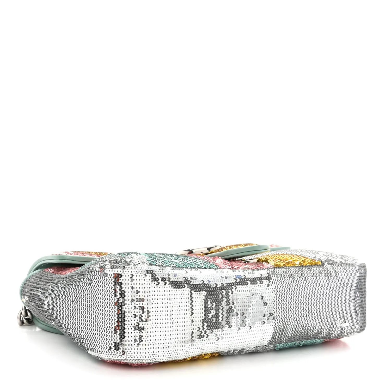 Gucci GG Marmont Sequin-embellished Shoulder Bag
