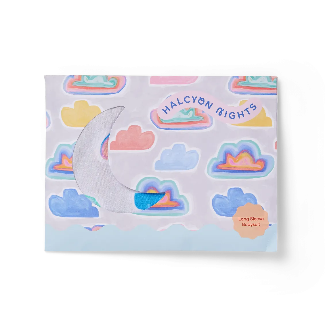 Halcyon Nights Long Sleeve Bodysuit - Cloudy Day