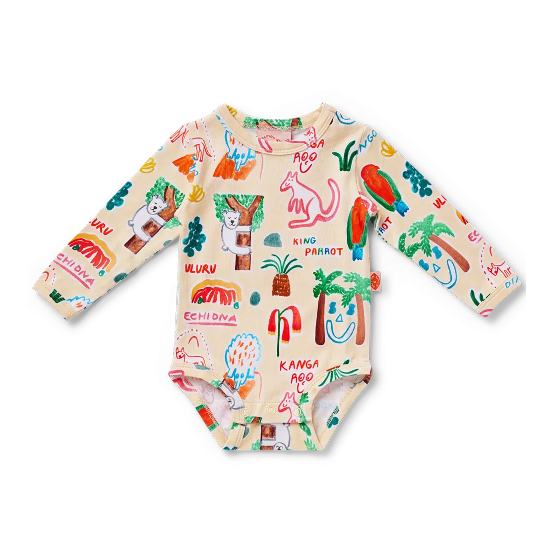 Halcyon Nights Long Sleeve Bodysuit - Cooee