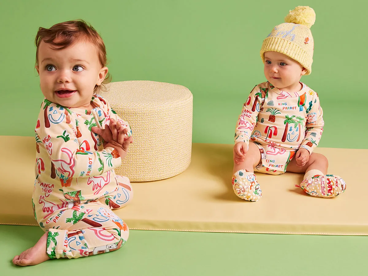 Halcyon Nights Long Sleeve Bodysuit - Cooee