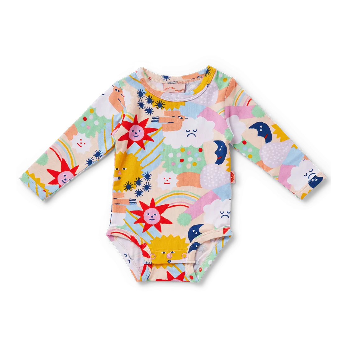 Halcyon Nights Long Sleeve Bodysuit - We Live In The Sky