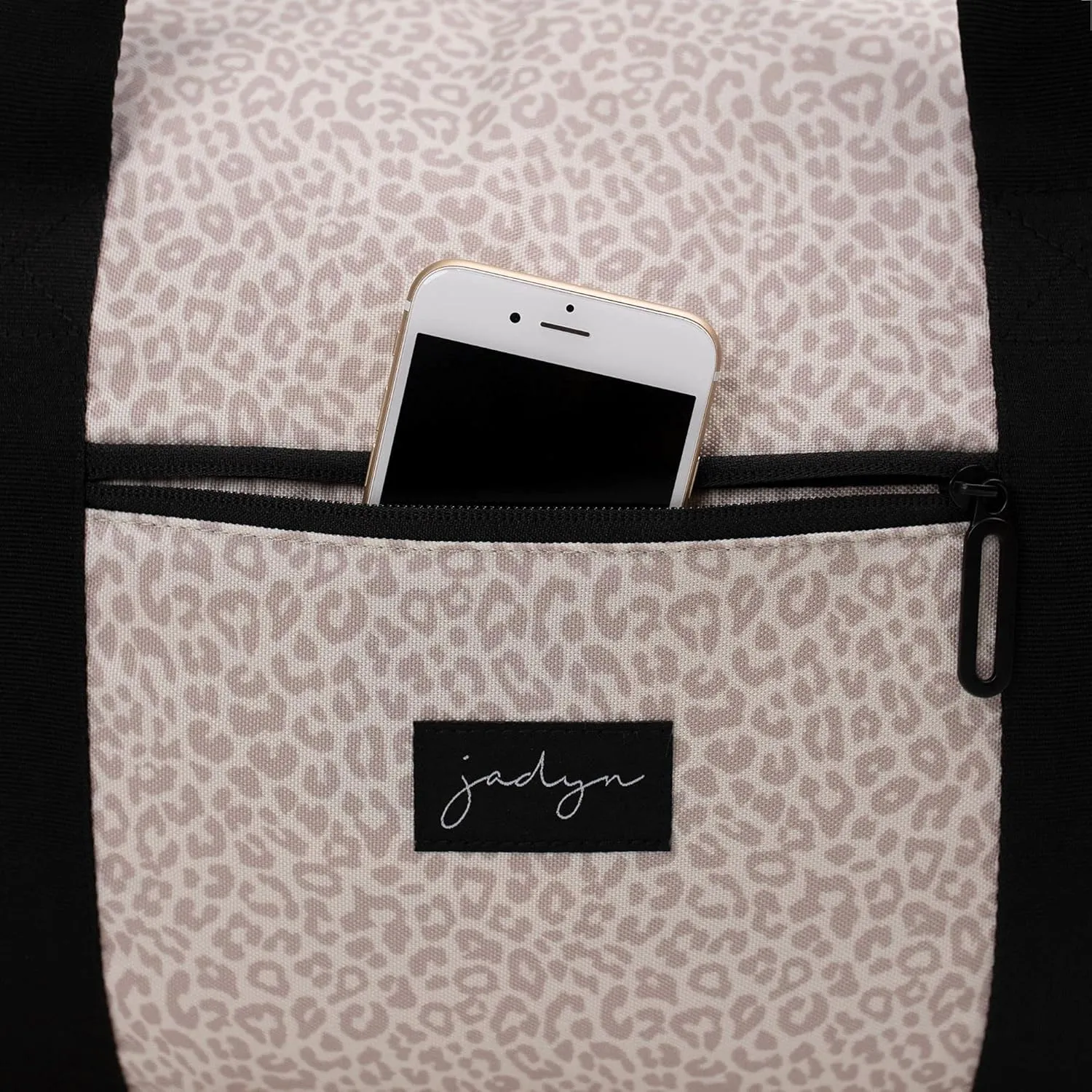 Jadyn Lola Travel Bag, Weekender/Overnight Duffel, Gym Tote Bag for Women, Men